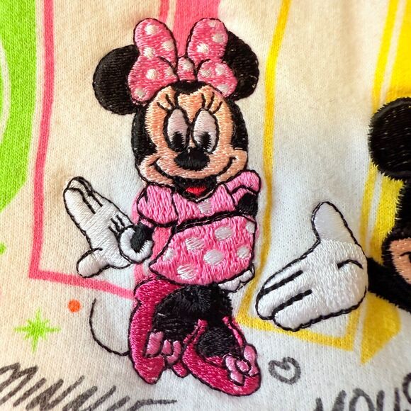 Disney World Sweatshirt Hoodie Large 2011 Mickey Minnie Goofy Pluto Embroidered - Picture 10 of 12